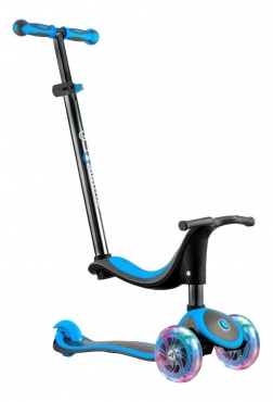 Самокат-трансформер Globber Evo 4 in 1 Plus Lights со светящимися колесами