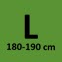 Зеленый, размер L, 180-190 см